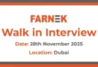 Farnek Walk in Interview in Dubai, UAE | Farnek Services LLC Jobs and Careers UAE