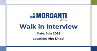 Morganti GCC Walk in Interview in Abu Dhabi | Morganti GCC Jobs and Careers | Facility Management Job Vacancies in UAE