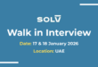 SOLV Group Walk in Interview in UAE | Walk in Interviews in Dubai, Abu Dhabi