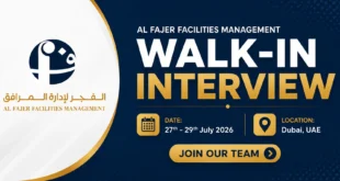 Al Fajer Facilities Management Walk in Interview in Dubai | Al Fajer Facilities Management LLC Jobs and Careers in Dubai, UAE