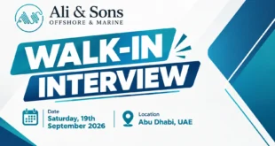 Ali & Sons Walk in Interview in Abu Dhabi, UAE | Walk in Interview in UAE