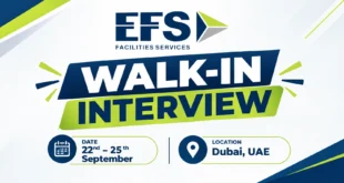 EFS Facilities Services Group Walk in Interview Dubai, UAE | EFS Facilities Services Group (EFS) Jobs and Careers Dubai, UAE