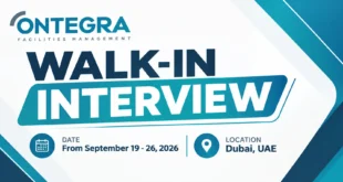 Ontegra Facilities Management Walk in Interview in Dubai | Latest Ontegra Facilities Management Careers and Jobs in Dubai, UAE